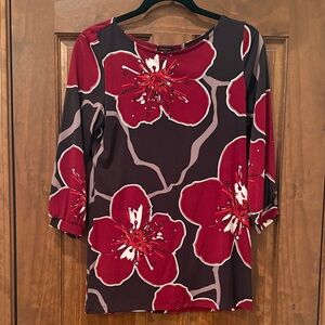 Ann Taylor Floral Print Top